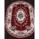 Oval carpet Merinos gavana, size 100x200 cm, color Red