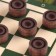 Wooden backgammon with checkers "Snake with a skull", board game, 40 x 40 cm
