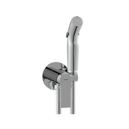 Hygienic shower mixer cersanit brasko, built -in, single -leaf, chromium-1