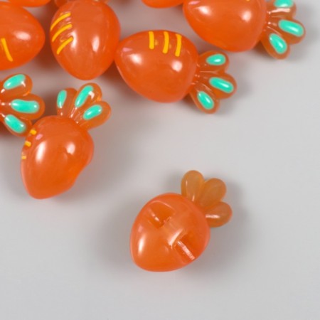 Busina for creativity plastic "Carrots" 3.2x2.3x1.5 cm-1