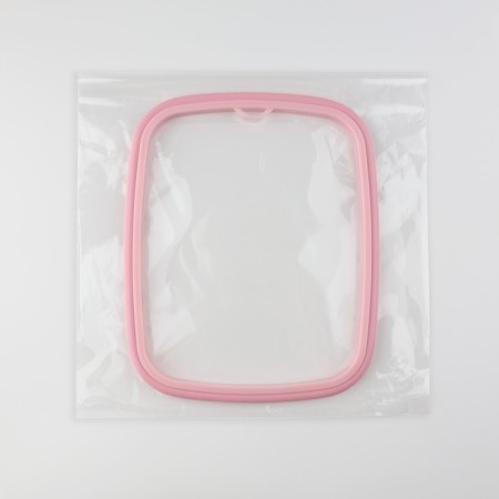 Figs for embroidery, flexible rectangle, 22 × 18 cm, pink color-3