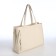 Women's bag with lightning, beige color