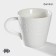 Porcelain coffee coffee magistro rodos, 100 ml, white color