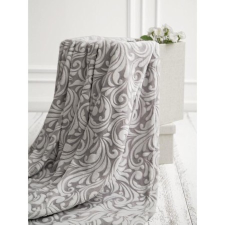 Plaid-woking, "imperial", size 150x200 cm, color gray color-2