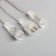 Garland "icicles rhyflated" 2.5 × 0.3 m, IP65, transparent thread, 192 LED, green glow with a drain effect, 12 V