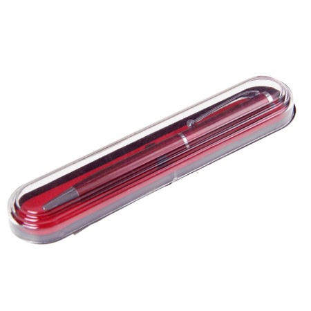 Gift handle, ball "classics" in a plastic case, rotary, burgundy with silver inserts-2