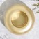 Complementary "Complete. Marble" from gypsum large, 11x5cm, gold