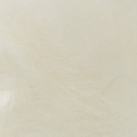 Fasting wool "cardoches" 100% half -toned wool 100g (205 white)-2