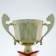 Cup 140C, award figure, gold, a stone, 28 × 13.5 × 6 cm.