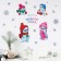 Interior sticker "Funny Company", 21 x 29.7 cm, New Year