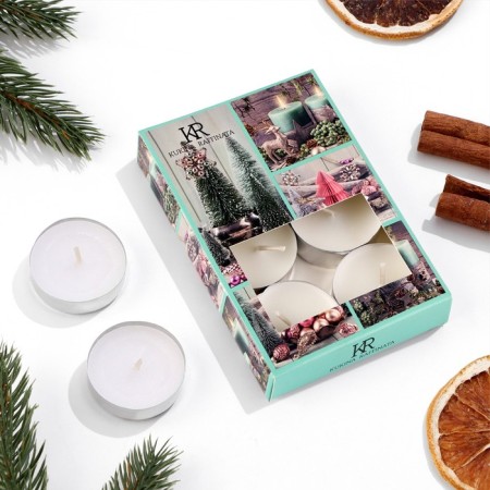 Set of tea candles Aromatic "delicate vanilla", 6 pcs