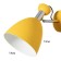 Sconces with a switch on the wire "Claudia" E27 40W yellow 28x15x20cm