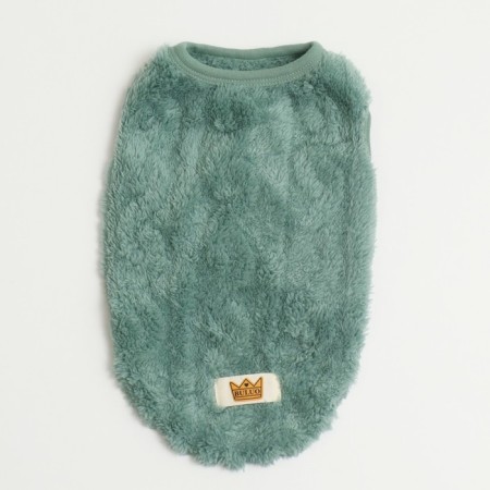 Knitted sweater, velor, size XL (DS 40, Osh 33, og 50 cm), turquoise-6