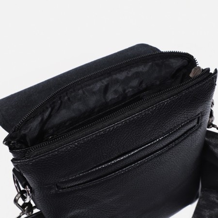 Male bag, black color-3