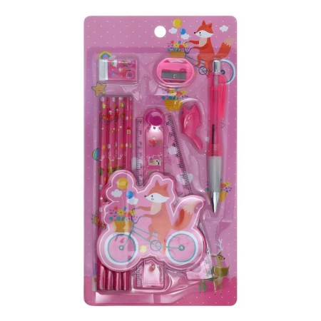 Cleaning Set, 4 CGR pencils, sharpener, eraser, ruler, handle, nozzle mix-4