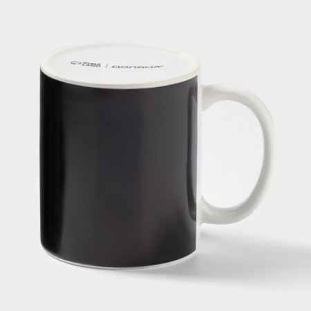 Mug - chameleon ceramic share "everything is good", 350 ml, white color-4