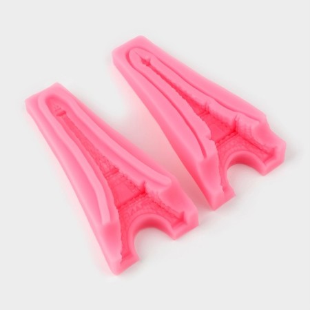 Mold "Eiffel Tower", silicone, 11 × 5.5 cm, color mix-1