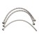 Accoona A9020-1 shell mixer, sensory, brass, chrome