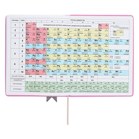 Universal diary for grades 1-11 Lenta, solid cover of artificial leather, applique, silkography, liesse, 48 sheets, pink-15