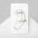 Earrings "Cuffs" Cuffs, set 3 pcs., White color in gold