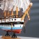 The ship souvenir medium "Victory", sides of a tricolor, white sails, 32 x 32.5 x 7 cm