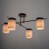 Freya FR5377CL-04B Bogy, 950x950x330 mm ceiling lamp, E14, 4x40W, black color black