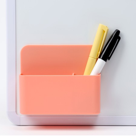 Magnetic universal stand for markers and sponges "double" pink 4x12x10cm