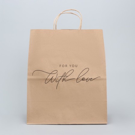 Gift Craft Package, Packaging, For You With Love, 24 x 28 x 14 cm-2