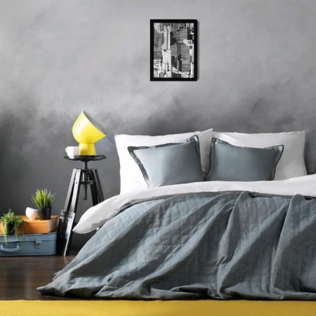 Set "Ibiza": a bedspread 160 x 220 cm, pillowcases 40 x 40 cm - 2 pcs, gray-1