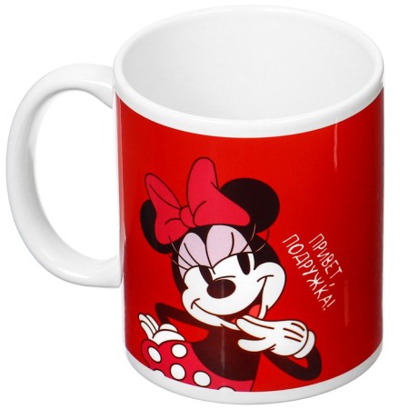 Set of paired mugs, 320 ml "girlfriends", Mickey and friends-4