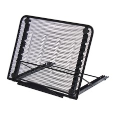 A stand for books, laptops, tablets, calligrata, mesh, metal, black