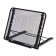 A stand for books, laptops, tablets, calligrata, mesh, metal, black