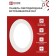 LED panel In Home RLP-Eco, 18 W, 230 V, 4000 K, 1080 LM, 225x18mm, round, white