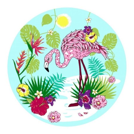 Cutting board “Flamingo”, D = 20 cm, color mix-2