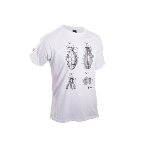 T -shirt 7.62 Grenade, size 46, white color