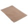 Bathroom mat, size 50x80 cm, light brown color