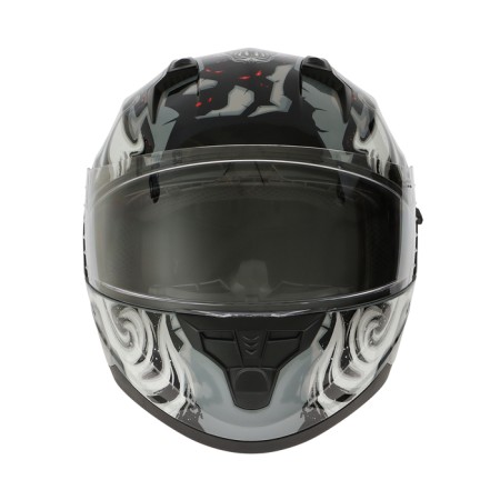 The helmet integral with two visors, size XXL (61), BLD-M67E model, black and gray-5