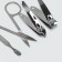 The manicure set “Paris”, 6 items, in a case, in a PVC - a package, Mix drawing