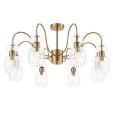 Lamp on the rod 8x60W E14, size 87x87x42.5 cm