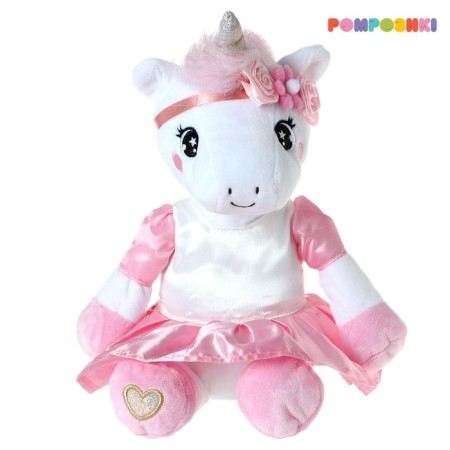 Soft toy "Unicorn in the dress", 21 cm-1