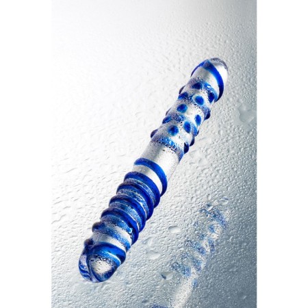 Sexus Glass bilateral phallimitator, glass, transparent, 22 cm-3