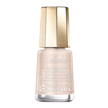 Mavala nail polish with silicon, tone 424 Fairy Light, 5 ml