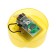 Garden lamp on the sunny battery "Yellow Tulip", 4.5 × 29 × 4.5 cm, 1 Led, glow white