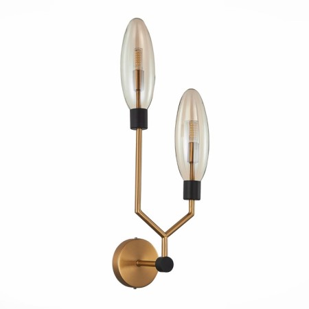 Sconces st. SL1174.301.02. Desima. 2x5 watts, G9, 4000K, 19.4x53.6 cm, brass color