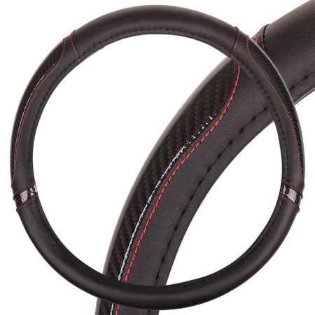 SkyWay Carbon-1, size m, eco-leather, black color