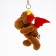 Soft toy "Dragon" on a key fob, 10.5 cm, brown color