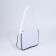Youth bag with a zipper, white color