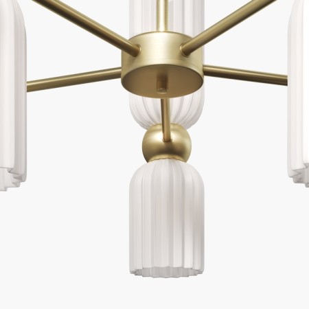 Suspension lamp Maytoni Mod302PL-10W, E14, 10x40 W, 590x590x850 mm, gold-1