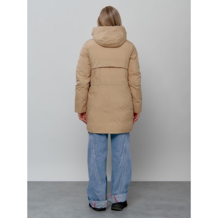 Women's winter jacket, size 48, mustard color-3