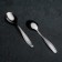 A teaspoon “Silhouette”, h = 14 cm, thickness of 1 mm, simplified processing, silver color